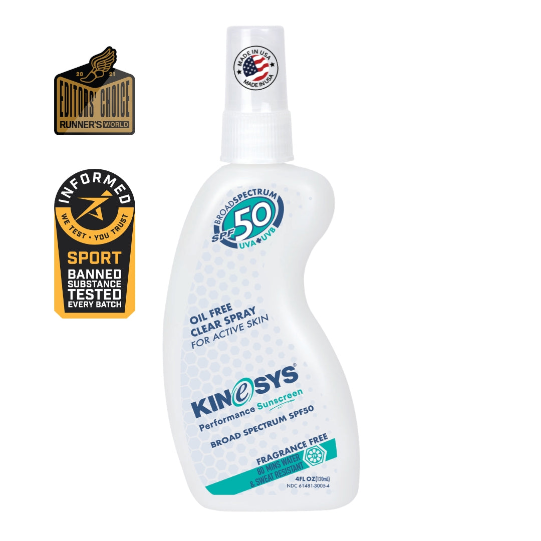 KINeSYS SPF 50 Fragrance Free Spray Sunscreen 4oz – KINeSYS