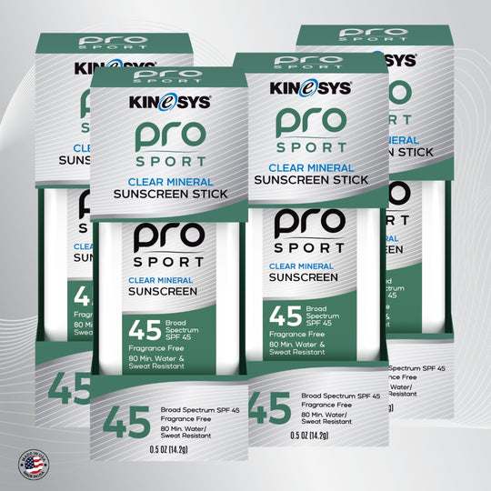 Pro Sport SPF 45 Clear Mineral Sunscreen Stick – KINeSYS Sunscreen US