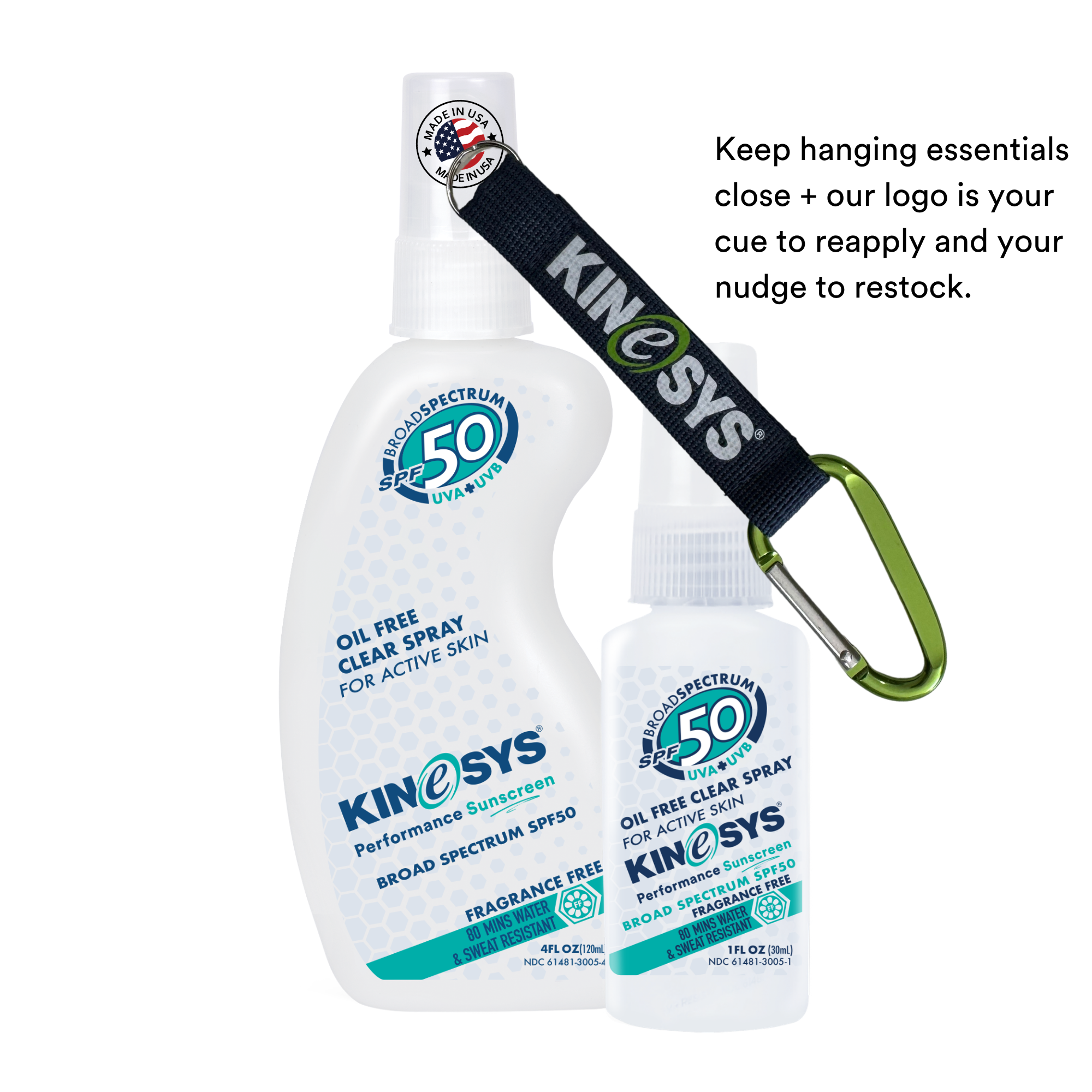 SPF 50 Fragrance Free KINeSYS Spray Sunscreen Combo Bundle – KINeSYS ...