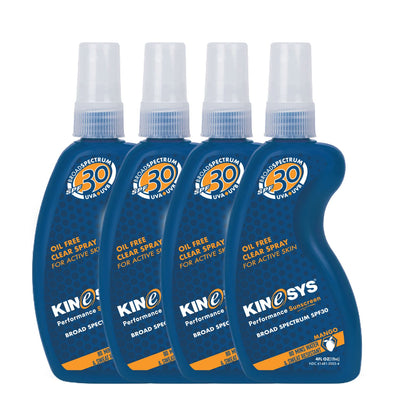 KINeSYS SPF 30 Mango Scented Sunscreen 4-Pack