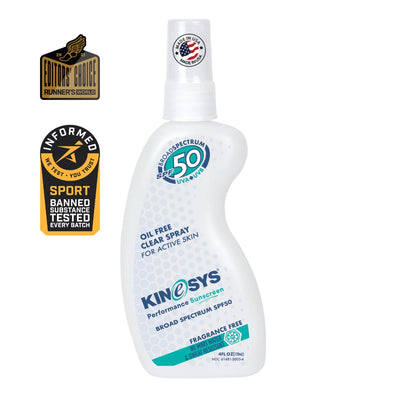 KINeSYS SPF 50 Fragrance Free Spray Sunscreen 4oz – KINeSYS