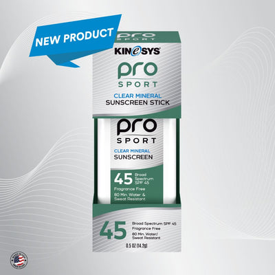 KINESYS PRO SPORT SPF 45 CLEAR MINERAL SUNSCREEN STICK